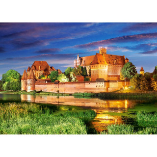 PUZZLE 1000 DELOVA C-103010-2 MALBORK CASTLE POLAND CASTORLAND 