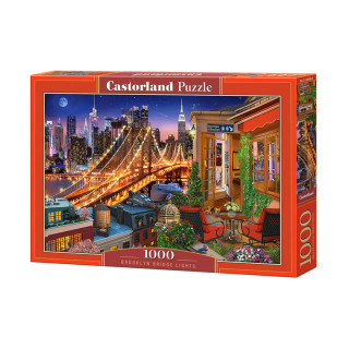 PUZZLE 1000 DELOVA C-104598-2 BROOKLYN BRIDGE LIGHTS CASTORLAND 