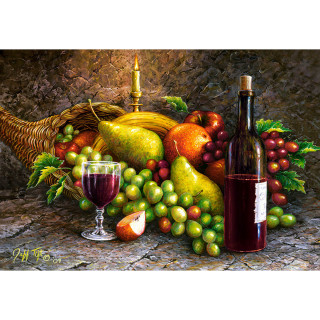 PUZZLE 1000 DELOVA C-104604-2 FRUIT AND WINE CASTORLAND 