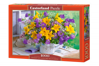 PUZZLE 1000 DELOVA C-104642-2 BOUQUET OF LILES AND BELLFLORES CASTORLAND 