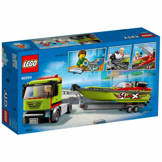 KOCKE LEGO CITY RACE BOAT TRANSPORTER LE60254 