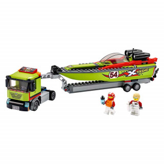 KOCKE LEGO CITY RACE BOAT TRANSPORTER LE60254 