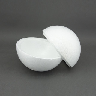 STIROPOR KUGLA 15CM PREPOLOVLJENA 437694 