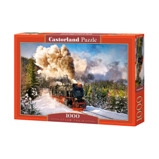 PUZZLE 1000 DELOVA C-103409-2 STEAM TRAIN CASTORLAND 