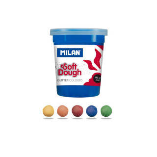 PLASTELIN MILAN 5 BOJAx142g GLITTER SOFT 913505G 