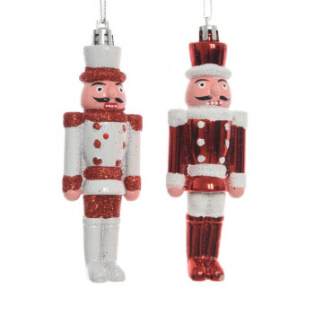 UKRAS NOVOGODIŠNJI VOJNIK 2.5X4X12.5CM RED/WHITE 027503 