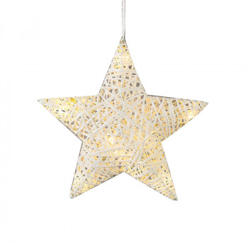 UKRAS NOVOGODIŠNJI ZVEZDA SA LED SVETLOM 8X30X29CM 480731 