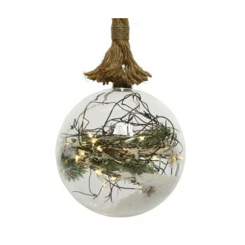 KUGLA NOVOGODIŠNJA SA LED SVETLOM 10X80CM 485671 