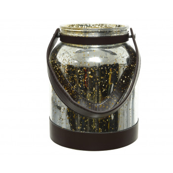 SVEĆNJAK UKRASNI HURRICANE GLASS 15.8X20.3CM 520676 