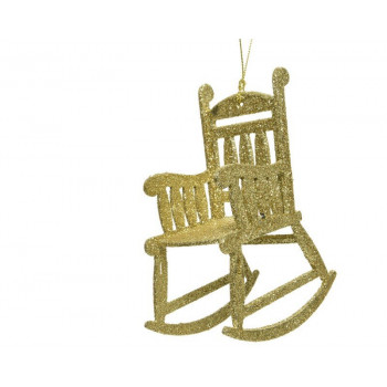 UKRAS NOVOGODIŠNJI STOLICA PVC 8X5X11CM GOLD 521167 