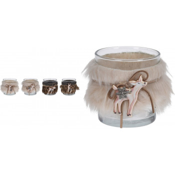 SVEĆNJAK UKRASNI 8CM DH8042940 