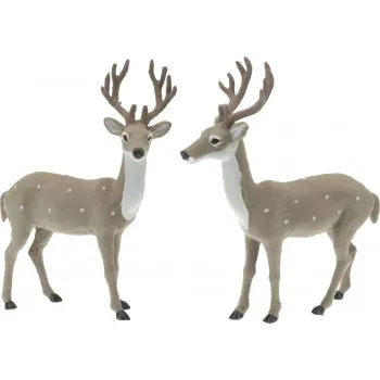 FIGURA UKRASNA JELEN 37CM SIVI CAT300840 