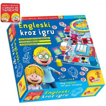 MALI GENIJE EDUKATIVNA IGRA ENGLESKI KROZ IGRU LISCIANI 48892 