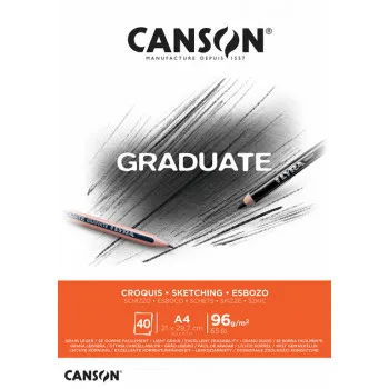 BLOK A4 96g 40 LISTA GRADUATE SKETCH CANSON 400110362 