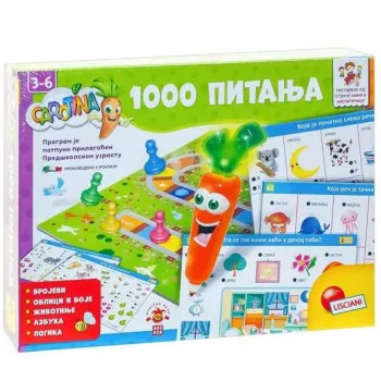 CAROTINA EDUKATIVNA IGRA 1000 PITANJA 67411 LISCIANI 