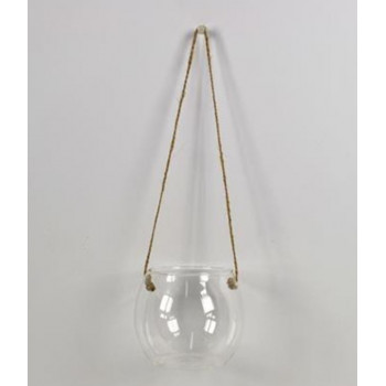 VAZA STAKLENA 10CM VISEĆA NA KANAPU CA006276A 