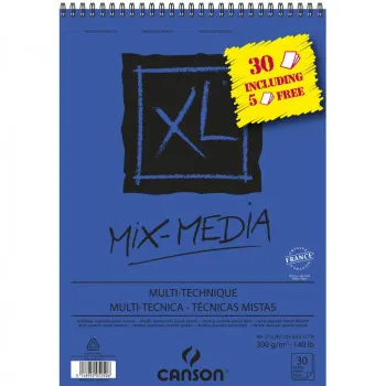BLOK A4 300g 30LISTA XL MIX MEDIA CANSON 400076298 