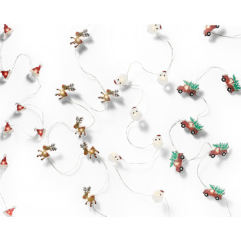 NOVOGODIŠNJI UKRAS MREŽA SA LED SVETLOM 190CM SREBRNO-BELO 486494 