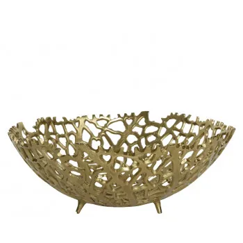ČINIJA ALUMINIJUMSKA ZLATNA 26X26X11CM 608024 