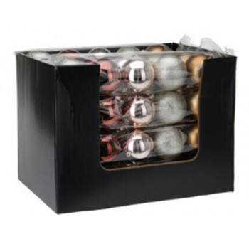 KUGLA NOVOGODIŠNJA 5/1 8CM AMBER ACS103270 