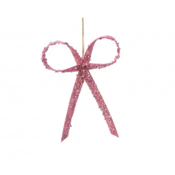 MAŠNA DEKORATIVNA PLASTIČNA GLITER 12X16CM PINK 522903 