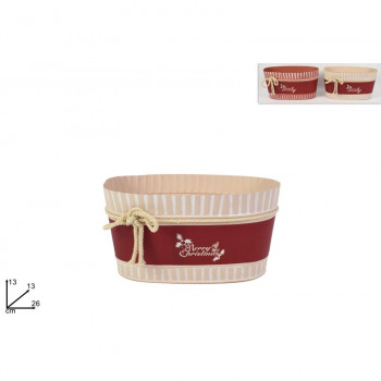 POSUDA NOVOGODIŠNJA 26X13CM MERRY CHRISTMAS AL005713 