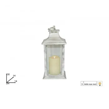 FENJER DEKORATIVNI BELI 30X14X14CM CM002469 