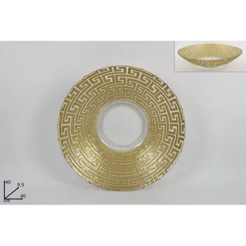 ČINIJA DEKORATIVNA 40CM ZLATNA CM003364 