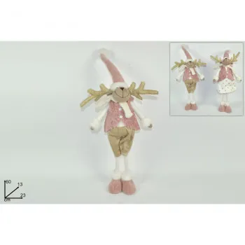 NOVOGODIŠNJA FIGURA IRVAS ROZI 60CM LZ000289 