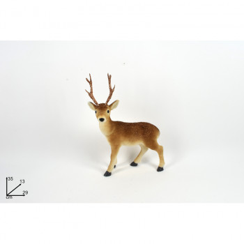 NOVOGODIŠNJA FIGURA JELEN 35CM GLITER PA000510 