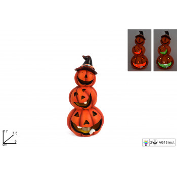 BUNDEVA DEKORATIVNA 17CM SA LAMPOM HALLOWEEN RO011210 