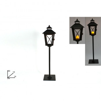 FENJER DEKORATIVNI SA POSTOLJEM CRNI 60CM MO001364A 