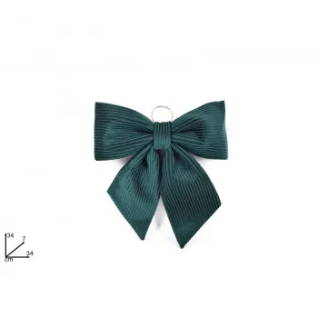 UKRASNA MAŠNA 34CM ZELENA VELUR MN002433E 