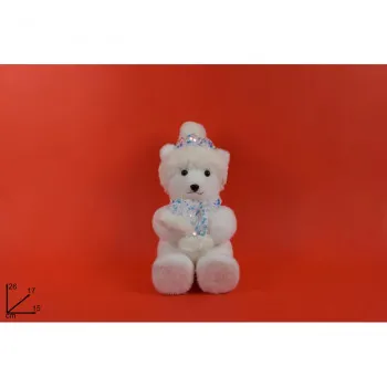 FIGURA UKRASNA MEDA SA KAPOM I ŠALOM 26CM MI007801E 