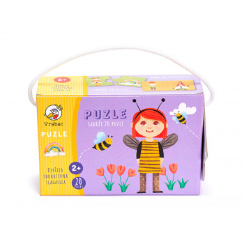 PUZZLE MASKENBAL ZA DECU TODDLER VRABAC 