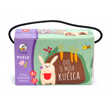 PUZZLE MOJA KUĆICA ZA DECU TODDLER VRABAC 