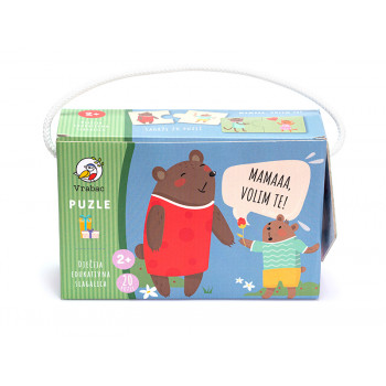 PUZZLE RODITELJI I DECA ZA DECU TODDLER VRABAC 