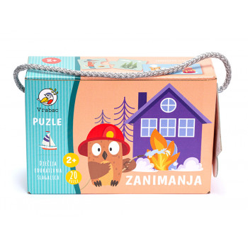 PUZZLE ZANIMANJA ZA DECU TODDLER VRABAC 