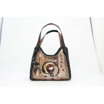 TORBA NA RAME ANEKKE 37712-203 SHOEN BLACK 