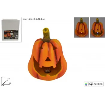 BUNDEVA DEKORATIVNA 21CM SA LAMPOM HALLOWEEN XHW18000271 