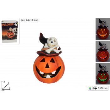 BUNDEVA DEKORATIVNA 12CM SA LAMPOM HALLOWEEN XHW21000271 