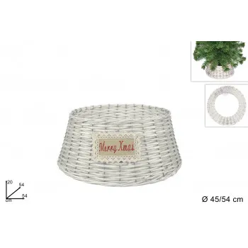 KORPA PLETENA ZA JELKU 45X20CM BELA XNA15000461 