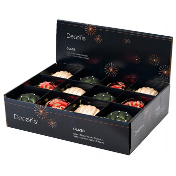 KUGLA NOVOGODIŠNJA 10CM ZELENA 062657 