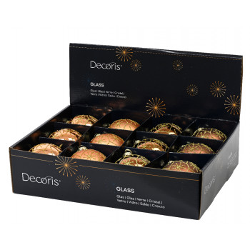 KUGLA NOVOGODIŠNJA 8CM MIX 070291 