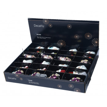 UKRAS NOVOGODIŠNJI STAKLENE FIGURE 7CM 120659 