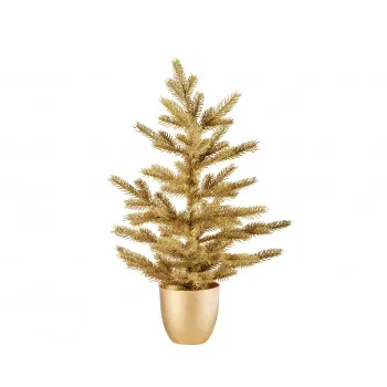 JELKA NOVOGODIŠNJA 60CM ZLATNA 680387 