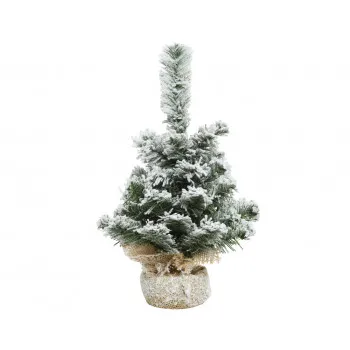 JELKA NOVOGODIŠNJA 35CM ZELENO BELA 683174 