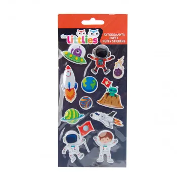 STIKERI PUFFY 10X22CM SPACE THE LITTLIES 000646921 