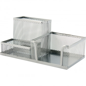 KANCELARIJSKI SET 3U1 SREBRNI ŽIČANI OCTOPUS UNL-2052 
