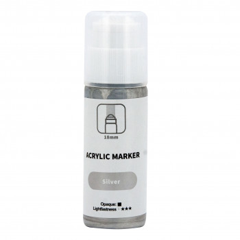 MARKER AKRILNI 60ml SILVER PA86810 ART 